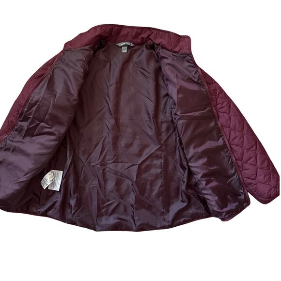 Eddie Bauer Dark Berry Year Round Quilted Field Full Zip Jacket Size XL - Picture 7 of 10